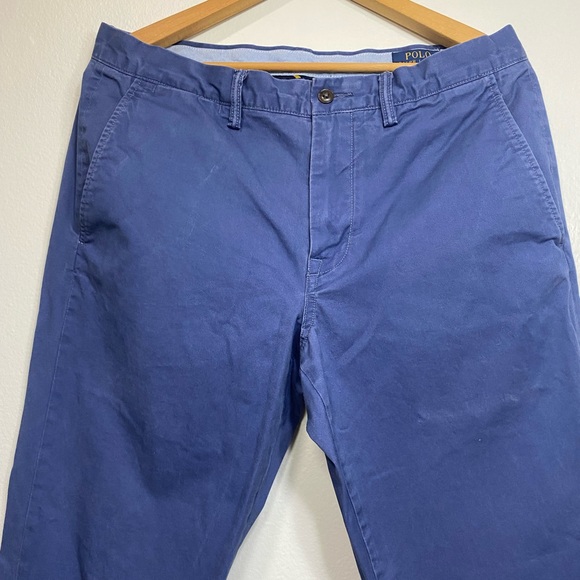 Polo Ralph Lauren Mens Pants Blue Size 33/32 - Picture 4 of 8